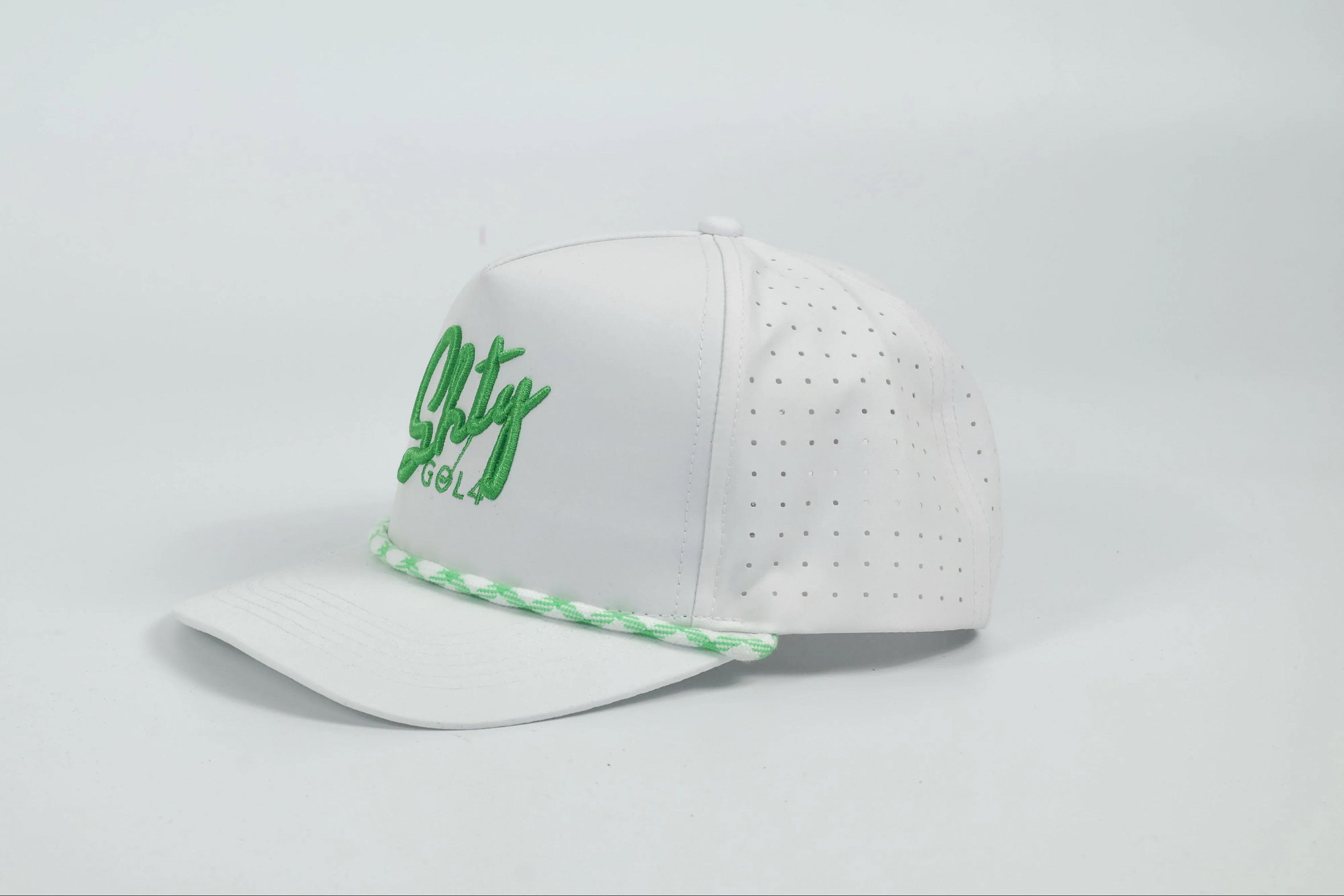 1 LIMITED EDITION SHTY GREEN ROPE HAT